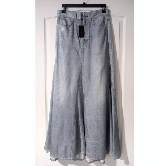 rag & bone | Liquid Miramar Maxi Skirt In Posy - Picture 3 of 12